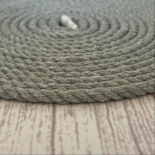 Load image into Gallery viewer, Silver Grey Cotton Rope (per 10m)
