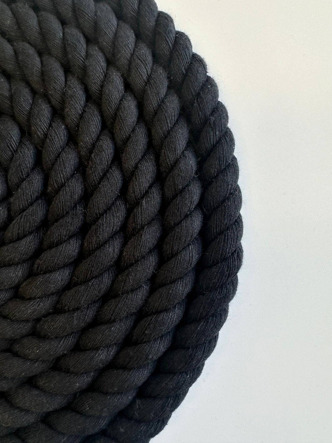 Black Cotton Rope