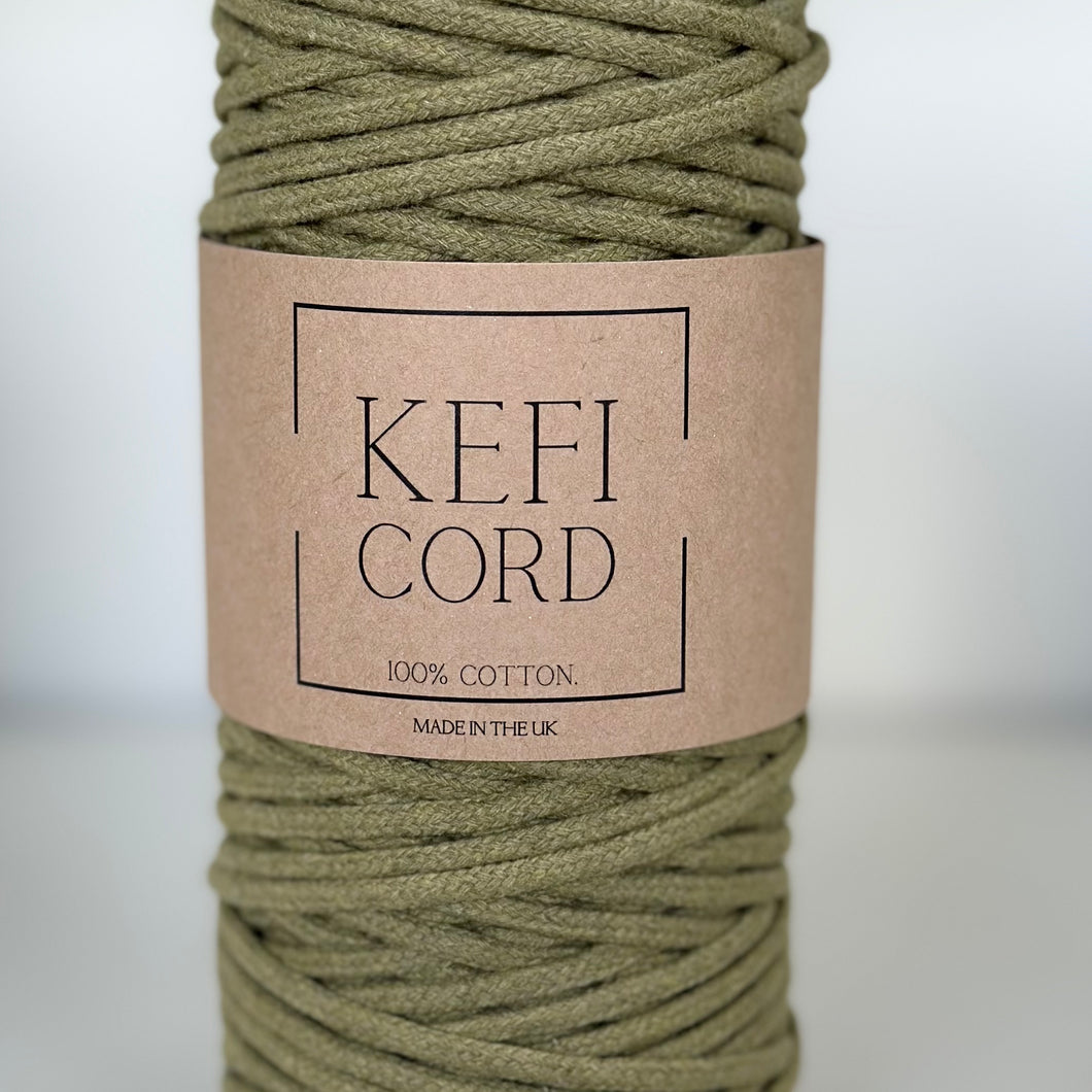 Olive Green Braided Kefi Cord