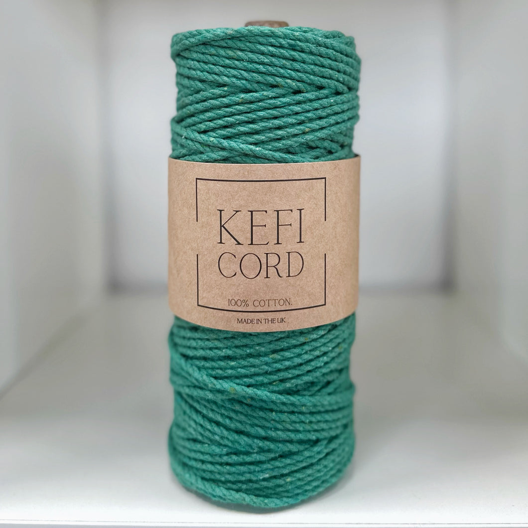 Emerald Green Twisted Kefi Cord