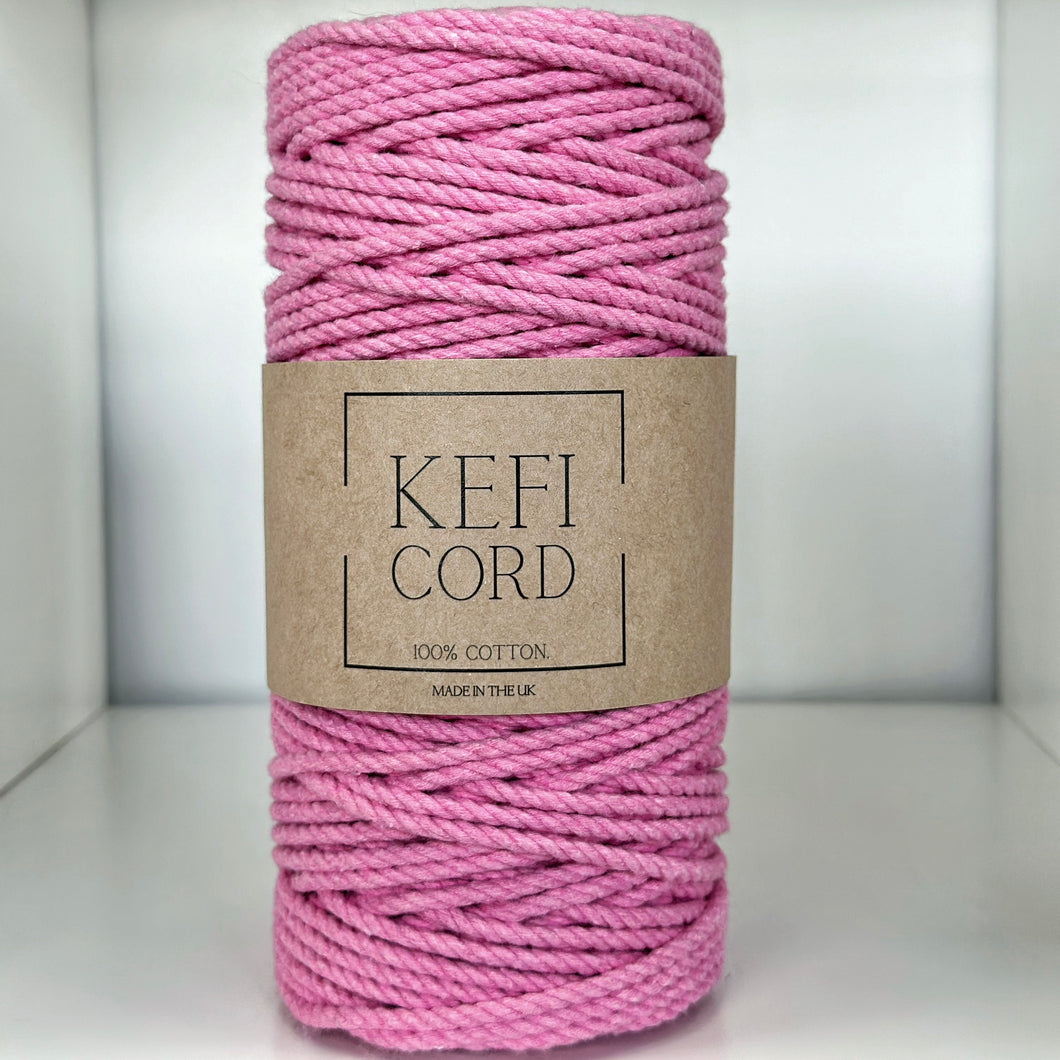 Rose Pink Twisted Kefi Cord