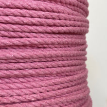 Load image into Gallery viewer, Rose Pink Cotton Rope (per 10m)
