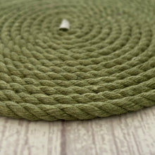 Load image into Gallery viewer, Sage Green Cotton Rope (per 100m)

