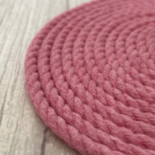 Load image into Gallery viewer, Rose Pink Cotton Rope (per 10m)
