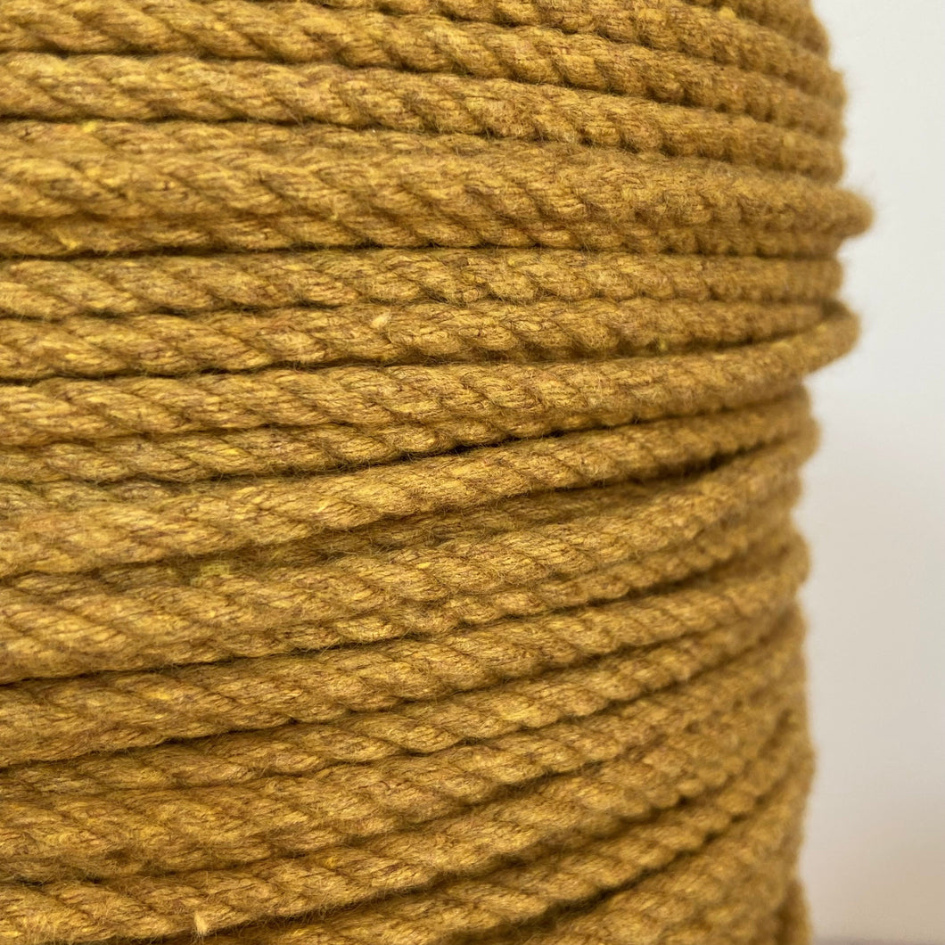 York Gold Cotton Rope (per 10m)