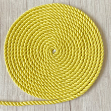 Load image into Gallery viewer, 12mm Lemon Yellow Cotton Rope (per 10m)
